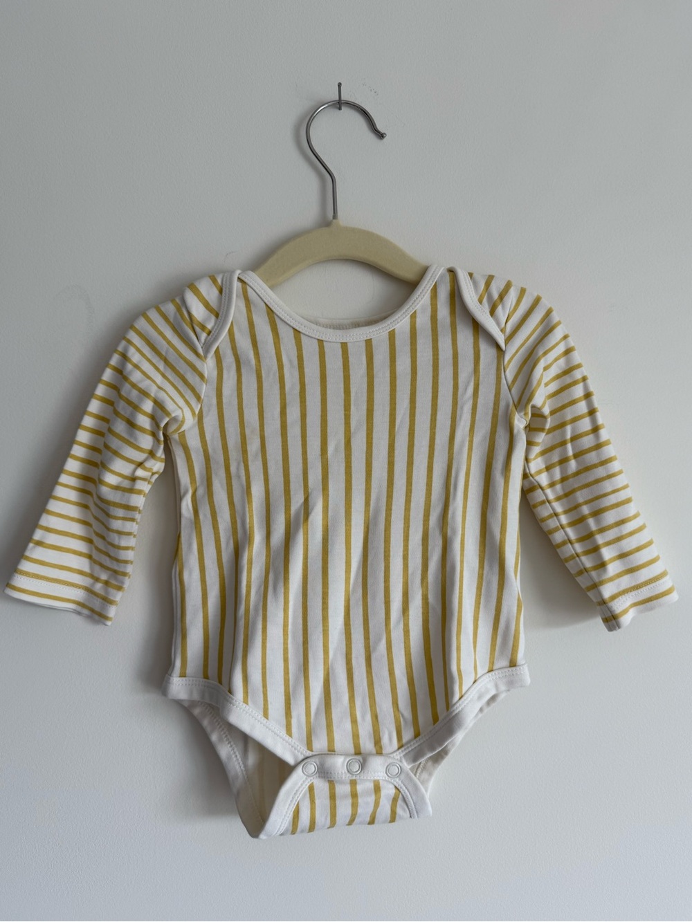 Pehr 6-12m “Stripes Away” cotton onesie